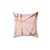 Luxe Geometric Pillow in Pink and Copper