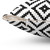 Aztec Black and White Decorative Pillow