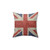 Distressed Union Jack Flag Pillow
