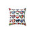 Eurovision Flags and Hearts Decorative Pillow