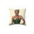 Iconic White Christmas Pillow featuring classic film elements