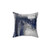 Blue Gray Abstract Decorative Pillow