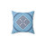 Greek Key Rhombus Pillow - Santorini Ornament