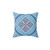 Greek Key Rhombus Pillow - Santorini Ornament