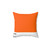 Pantone Orange Juice Pastel Decorative Pillow