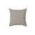 Taupe Solid Color Throw Pillow with Angora SW6036 Color