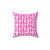 Soft, Decorative XOXO Print Pillow