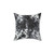Black and White Cowhide Accent Pillow