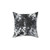 Black and White Cowhide Accent Pillow