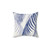 Tropical Blue Leaves Decorative Pillow