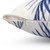 Tropical Blue Leaves Decorative Pillow