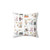 Roald Dahl Stamp Collection Art Pillow
