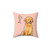 Golden retriever puppy pillow for positive mental health