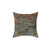 Rust Pillow - Textured Metallic Accent Cushion