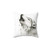 Watercolor Wolf Howling Decorative Pillow