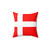 Denmark Flag Decorative Pillow for Scandinavian Home Decor