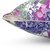 Pink Foxgloves and Hydrangeas Floral Decorative Pillow