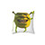 Shrek Wazowski Themed Decorative Pillow