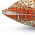 Orange Moroccan Style Bohemian Throw Pillow