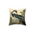 Audubon Bird Louisiana Heron Antique Art Pillow