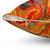 Vibrant acrylic paint pour pillow