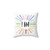 Positive Affirmations Mantra Pillow for Holistic Healing