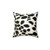 Dalmatian Fur Texture Black and White Pillow