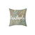 Wanderlust Vintage Map Throw Pillow