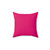 Hot Pink Preppy Abstract Decorative Pillow