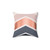 Chevron Blush, Navy and Copper Throw Pillow