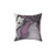 Muted Purple Marble Texture Pillow