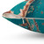 Teal and Rust Decorative Throw Pillow