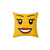 Brick Face Smiley Girl Pillow