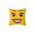 Brick Face Smiley Girl Pillow
