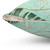 Tropical Mint and Coral Collage Pillow