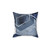 Blue and Grey Geometric Pillow