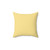 Pastel Yellow Solid Colour Pillow