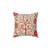 Kermina Suzani Uzbekistan Embroidery Print Throw Pillow