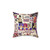 Vintage Hollywood Classics Collage Throw Pillow