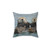 Soft and plush sea otter throw pillow for home decor