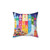 Small World Fantasyland Pillow - Childhood Inspired Home Decor