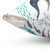 Ocean Animals Print Decorative Pillow