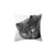 Russian Blue Cat Eyes Black and White Pillow