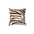 Brown Zebra Print Decorative Pillow