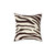 Brown Zebra Print Decorative Pillow