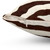 Brown Zebra Print Decorative Pillow