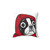 Boston Terrier in a Red Hoodie Pillow - Cute Dog Artwork