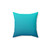 Teal Blue Ombre Preppy Beach Pillow