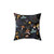 Dark Forest Mushrooms Throw Pillow