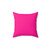 Deep pink solid pillow by OZCushions